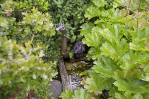 Backyard labyrinth is a little zone of peace