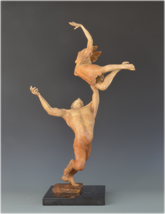 Eternal Longing bronze sculpture by David Varnau