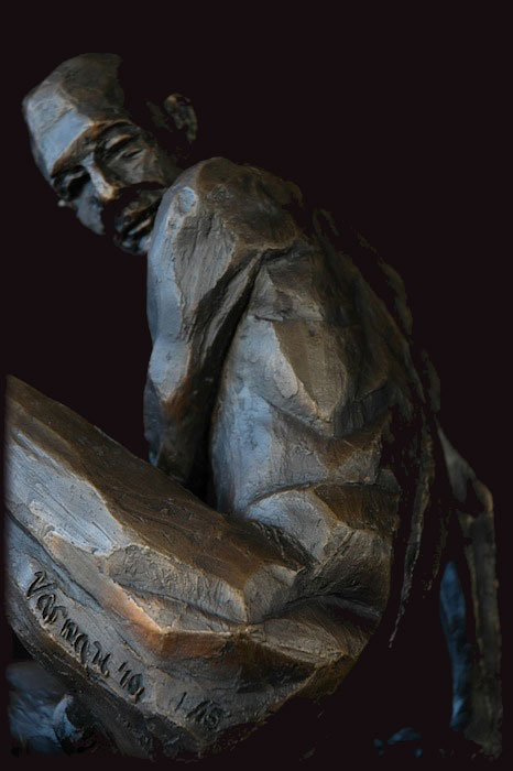 Invictus bronze sculpture by David Varnau