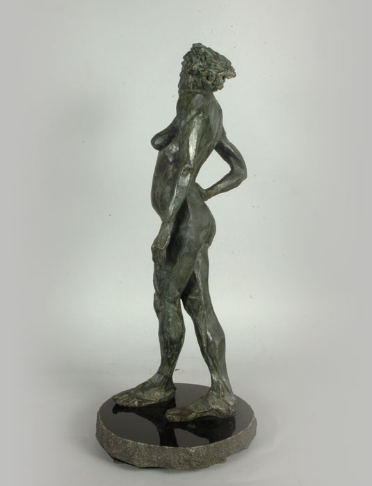 Odalisque bronze sculpture by David Varnau