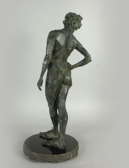 Odalisque bronze sculpture by David Varnau