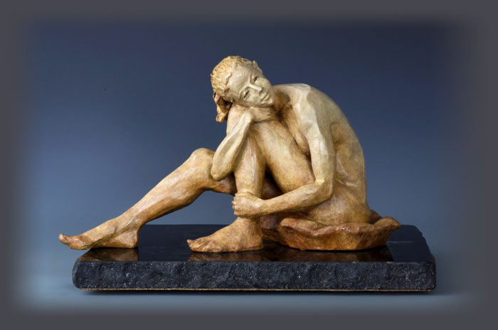 Serenity bronze sculpture by David Varnau