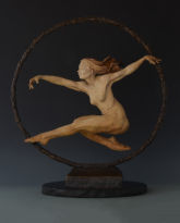 Boundless bronze sculpture by David Varnau
