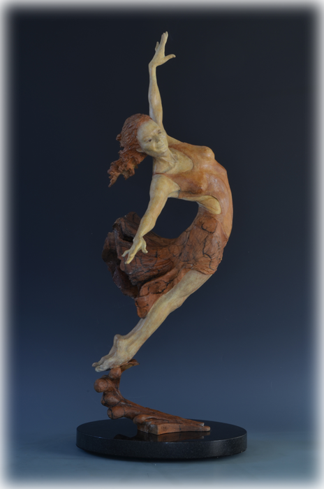 Emergence bronze sculpture by David Varnau
