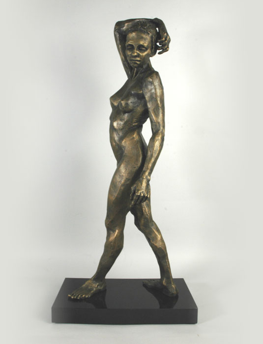 Firedancer bronze sculpture by David Varnau
