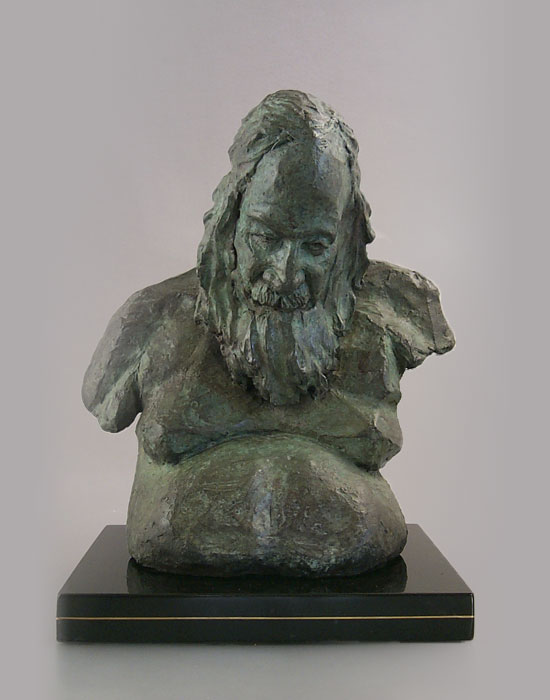 Il Vecchio bronze sculpture by David Varnau