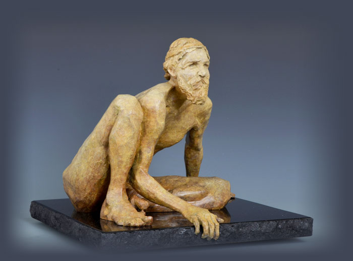 The Awakening bronze sculpture by David Varnau